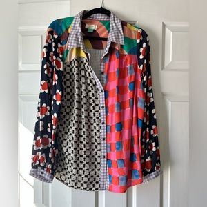 Anthropologie Maeve Blouse 1X